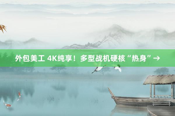 外包美工 4K纯享！多型战机硬核“热身”→